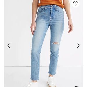 Madewell Perfrct Vintage light wash jeans